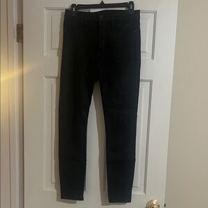 Nice Hudson women’s coated black jeans